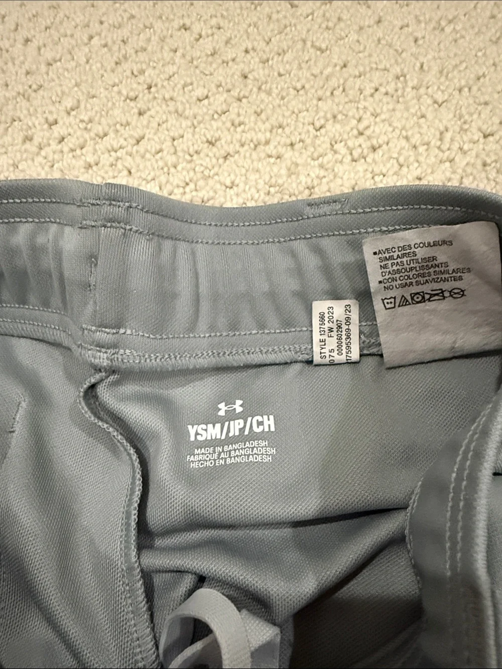 Bundles of 2: Under Armour Kids Gray Athletic baseball pants